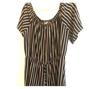 Striped jumpsuit